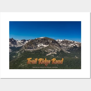 Trail Ridge Road in Rocky Mountain National Park Posters and Art